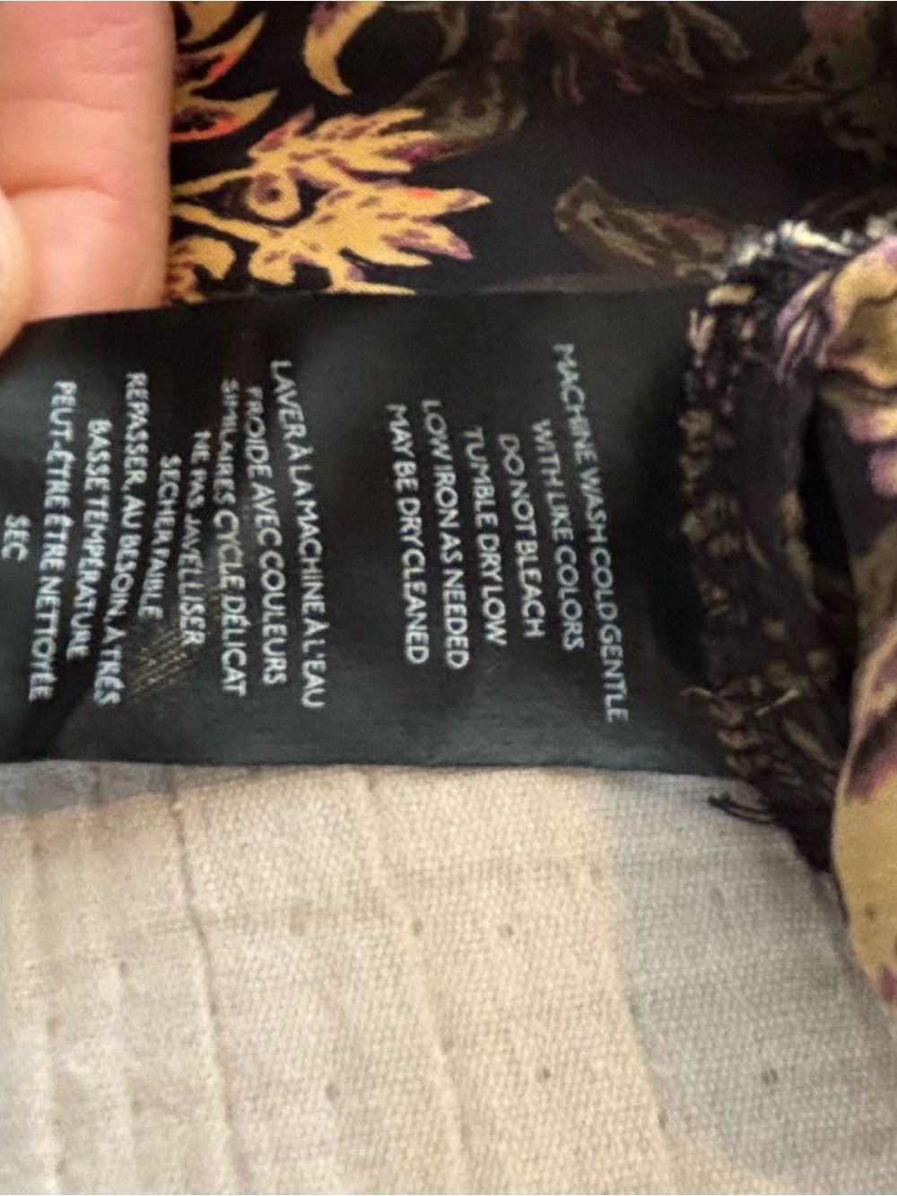 Free People Split Leg Boho Floral Tie-Shoulder Wide leg jumpsuit feminine S - Picture 10 of 11